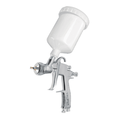 PISTOLA PINTAR TRUPER GRAVEDAD LVLP VASO PLÁSTICO BOQUILLA 1.4MM