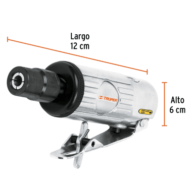 MINI RECTIFICADORA NEUMÁTICA 1/4' TRUPER - 2