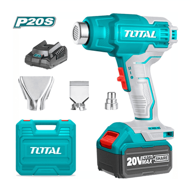 PISTOLA DE CALOR TOTAL INALAMBRICO TBLI20025 20 WATTS 20V BATERÍA 4AH - 2