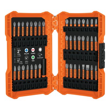 JUEGO DE 40 PUNTAS DE IMPACTO MIXTAS LARGOS 1' Y 2' TRUPER EXPERT