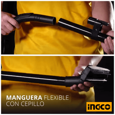 HIDROLAVADORA 1500 PSI TRUPER + ASPIRADORA 30 LITROS INGCO 102095-VC14301 - 5