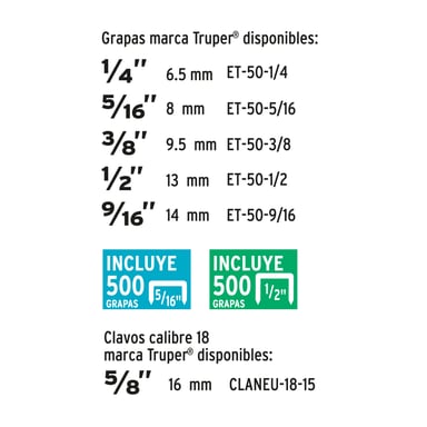 ENGRAPADORA CLAVADORA TRUPER 17964 TIPO PISTOLA - 3