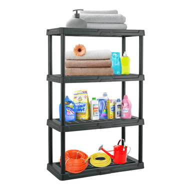ESTANTE PRETUL 20680 NEGRO ORGANIZADOR PLÁSTICO SOPORTA 140 KG