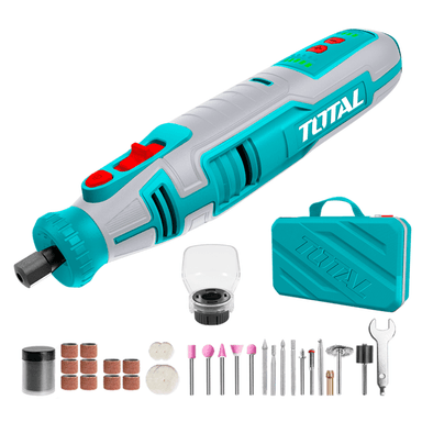 RECTIFICADORA TOTAL TMGLI0801 8 V + 67 ACCESORIOS