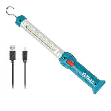 LINTERNA DE MANO TOTAL TWLI35261 TURQUESA A BATERIA 3.6V