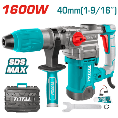 ROTOMARTILLO TOTAL TH1163855 1600 WATTS SDS MAX 10 JOULES INDUSTRIAL - 2