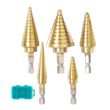 SET BROCAS TOTAL TACSD2051 5 PIEZAS ESCALONADAS