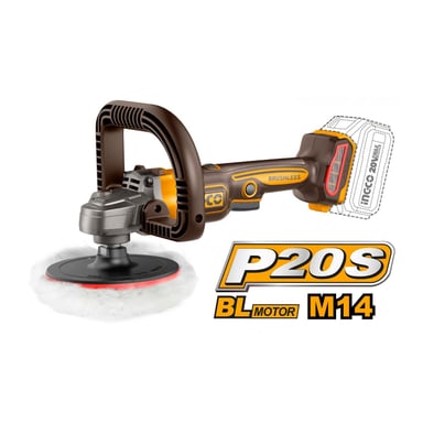 SET DE HERRAMIENTAS INGCO PULIDORA INALÁMBRICA 20V + BATERÍA 4AH + CARGADOR - 3