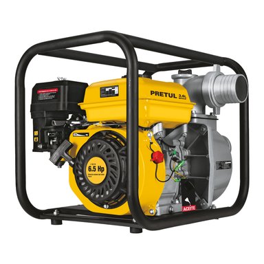 MOTOBOMBA AUTOCEBANTE 3' X 3' A GASOLINA 6 ½' HP PRETUL