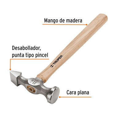 MARTILLO TRUPER 16870 PLANCHADOR PUNTA TIPO CINCEL - 3