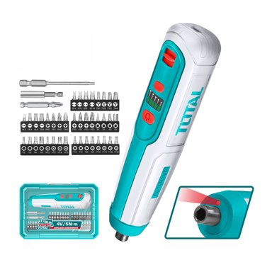 DESTORNILLADOR TOTAL TSDLI04062 INALÁMBRICO 4V 5 NM