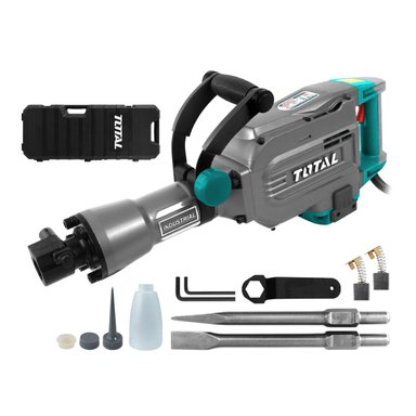 MARTILLO TOTAL TH215456 DEMOLEDOR 1700W 45 JOULES SDS HEX INDUSTRIAL