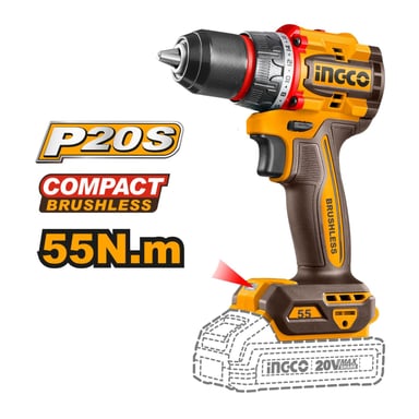 TALADRO INGCO CDLI205582 ATORNILLADOR 55NM INCLUYE BATERIA Y CARGADOR - 3