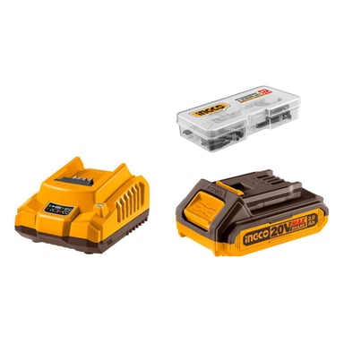 TALADRO INGCO CDLI205582 ATORNILLADOR 55NM INCLUYE BATERIA Y CARGADOR - 4