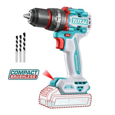 TALADRO PERCUTOR 55NM INDUSTRIAL TOTAL - 1