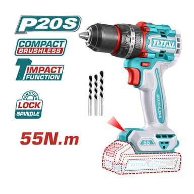 TALADRO PERCUTOR 55NM INDUSTRIAL TOTAL - 2