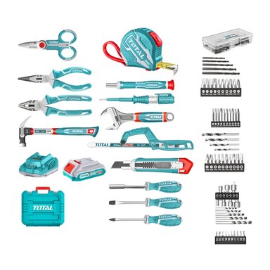TALADRO PERCUTOR 66NM 20V + 165 HERRAMIENTAS TOTAL - 5