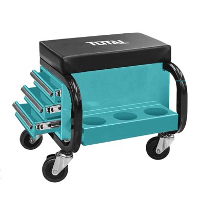 ASIENTO PARA MECÁNICO CON 3 CAJONES TOTAL