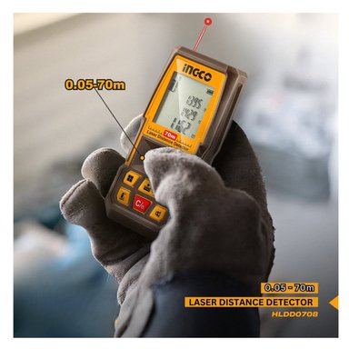 MEDIDOR DE DISTANCIA LASER 70M INDUSTRIAL INGCO - 4