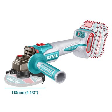 AMOLADOR INALÁMBRICA 1280W 4-1/2' + 2 BATERÍA Y CARGADOR 42V TOTAL - 2
