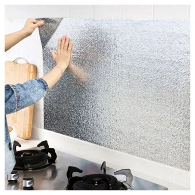 PAPEL ALUMINIO ADHESIVO X 3UND PARA COCINA 60CM X 5MTS - 7