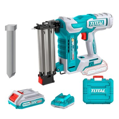 CLAVADORA INALAMBRICA 15MM-50MM + BATERIA Y CARGADOR 20V TOTAL