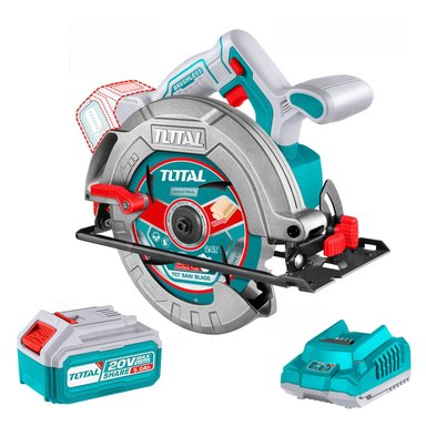 SIERRA CIRCULAR INDUSTRIAL 7-1/4'' 185MM + 1 BATERÍA 5AH + CARGADOR 20V TOTAL