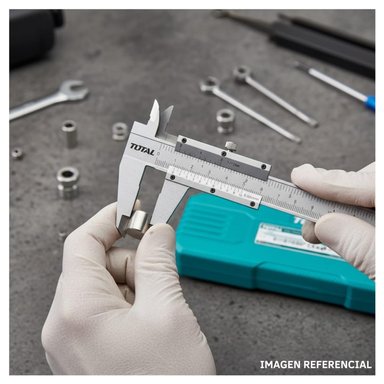 CALIBRADOR VERNIER 6'' 150MM CON ESTUCHE TOTAL - 4