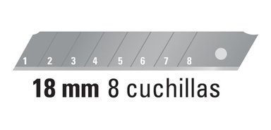 REPUESTO DE CUTTER X 10 UNIDADES TRUPER, 16965 - 3