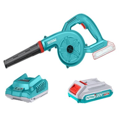 SOPLADORA 20V CON 1 BATERÍA Y CARGADOR TOTAL