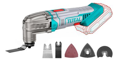 HERRAMIENTA MULTIFUNCIONAL CON ACCESORIOS 20V TOTAL - 1