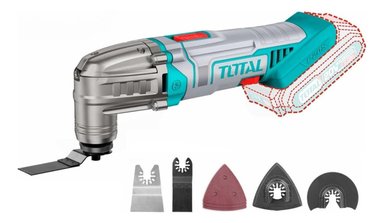 HERRAMIENTA MULTIFUNCIONAL CON ACCESORIOS 20V TOTAL - 5