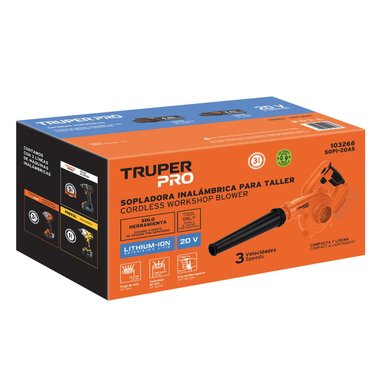SOPLADORA INALÁMBRICA 20V (SOLO CABEZAL) TRUPER - 6
