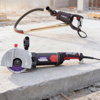 RANURADORA DE CONCRETO 2400W + VIBRADOR DE CONCRETO MAKUTE - 2