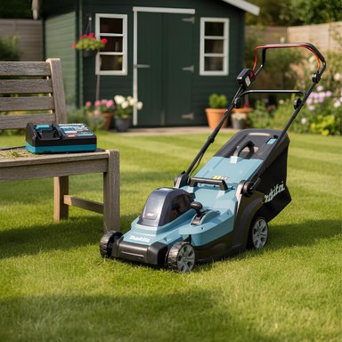 CORTACESPED 17' 40V XGT 50L + BATERIA 5AH MAKITA - 2