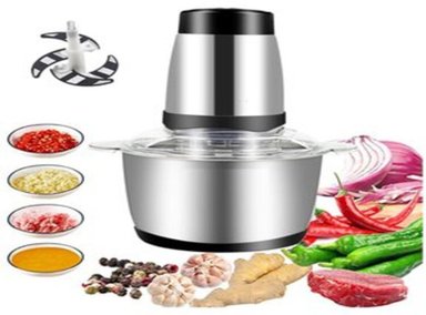 PROCESADOR 300 WATTS PICADOR DE CARNE ALIMENTOS DE ACERO INOXIDABLE