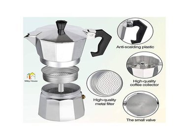 CAFETERA EXPRESSO ITALIANA CUBANA 3 A 6 TAZAS MOKA - 2