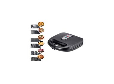 WAFLERA SANDWICHERA 6 EN 1 DONUTS MAQUINA GRILL