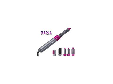 PEINE CEPILLO SECADORA 5 EN 1 PARA CABELLO RIZADORA 5 EN 1