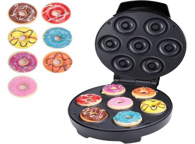 MÁQUINA PARA HACER DONUTS MAKER HORNO 7 ROSQUILLAS - 1