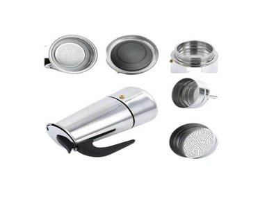 CAFETERA ITALIANA EXPRESSO 6 TAZAS EN ACERO INOXIDABLE - 2