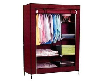 ROPERO ORGANIZADOR ARMARIO CLOSET ARMABLE 2 CUERPOS FUNDA 1.70MT - 3