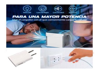 AIRE ACONDICIONADO MINI ENFRIADOR Y PURIFICADOR PORTÁTIL 3 VELOCIDADES - 5