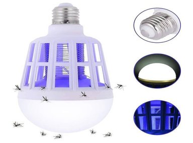 FOCO LED ELÉCTRICA ELIMINA ZANCUDOS MOSCAS MOSQUITOS ELECTRICO