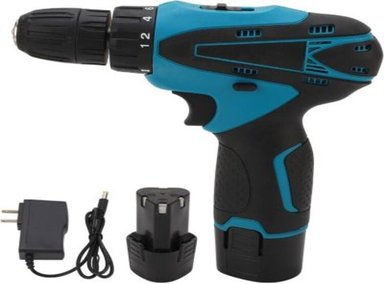 TALADRO ATORNILLADOR DESTORNILLADOR INALAMBRICO 12V BATERÍA MADERA METAL