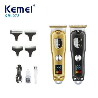 MÁQUINA CORTADORA PATILLERA PROFESIONAL INALÁMBRICA KEMEI KM-078 ALEATORIO - 3