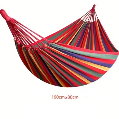 HAMACA COLGANTE PORTÁTIL CON FUNDA MULTICOLOR - 4
