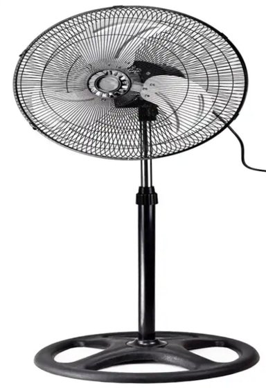 VENTILADOR DE PIE PARED MESA PISO DCAM FAN-DC/3-1 60 WATTS SEMI-INDUSTRIAL 3 EN 1 ASPAS METAL - 3