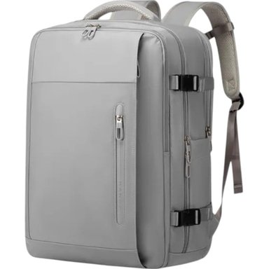 MOCHILA CABINERA PARA VIAJE COMPARTIMIENTO LAPTOP GRIS