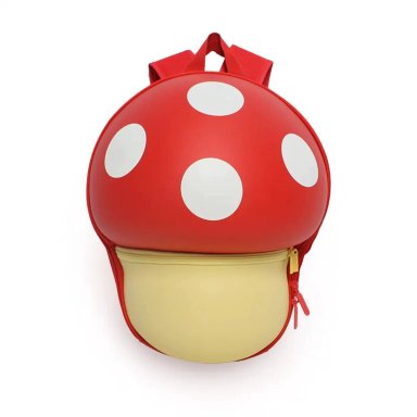 MOCHILA INFANTIL PARA NIÑOS EN FORMA DE HONGO SUPERCUTE - 1